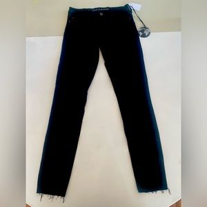 Articles of Society - Black Skinny Stretch Jeans (Raw Hem)